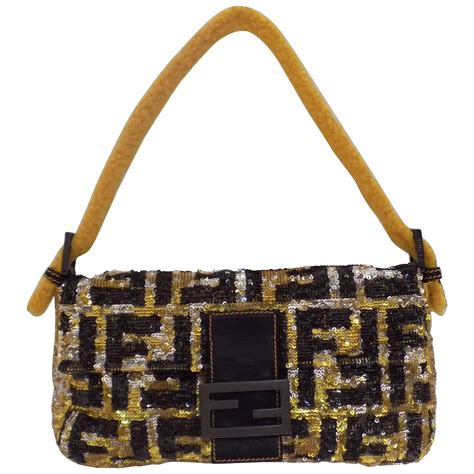 fendi baguette vintage sequin|fendi baguette bag price.